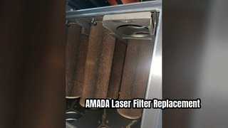 Austausch des AMADA Laser-Staubkollektorfilters