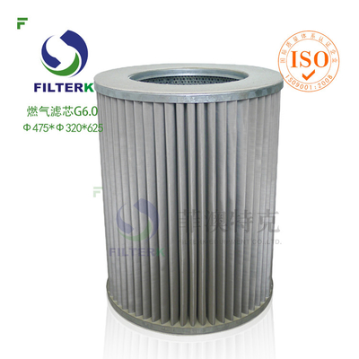 G6.0 Gasfilter Element für Naturgas Filtrec WX154 / WX257 Ersatz Dauerhafte Präzisionsfiltration