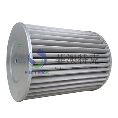 FILTERK G3.0 Erdgasfilterpatrone mit 10 μm Edelstahlnetz für Verteilstellen