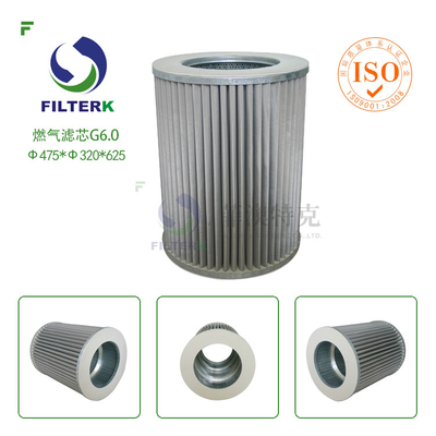 G6.0 Gasfilter Element für Naturgas Filtrec WX154 / WX257 Ersatz Dauerhafte Präzisionsfiltration