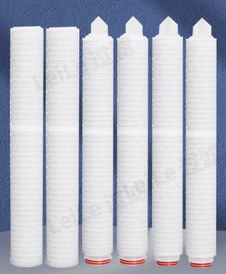 Hydrophiler PTFE-Pleaterfilterpatron chemisch hochdurchlässig