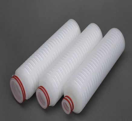 Hydrophobische PTFE-Pleated Filterpatrone chemisch resistent bei hohen Temperaturen