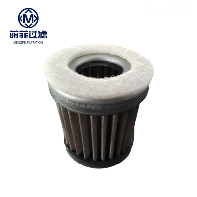 304/316L Miniature Stainless Steel High-temperature Corrosion-resistant Pleated Filter Cartridges 1-100m Filtration for Oil