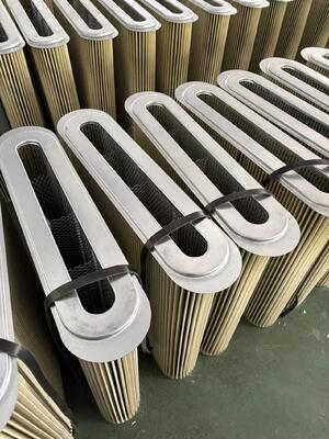 Flat-oval Staubfilterpatrone mit Griff